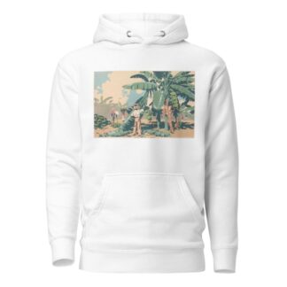 Cutting Bananas In Jamaica by Frank Newbould Hoodie