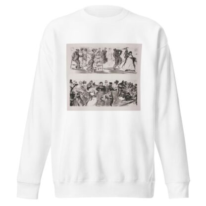 Trottoir roulant by Charles Paul Renouard Sweatshirt