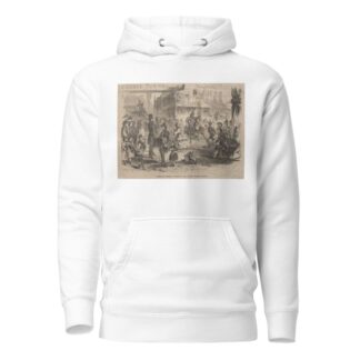 Corner Winter, Washington and Summer Streets, Boston by Winslow Homer Hoodie