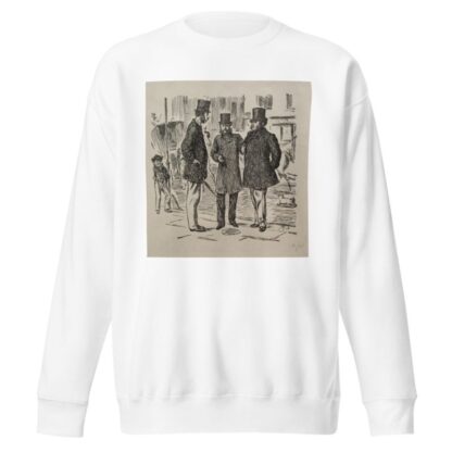 The Little Moment before the Introduction by George Du Maurier Sweatshirt