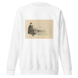 A Sidewalk Artist by Charles Dana Gibson Sweatshirt