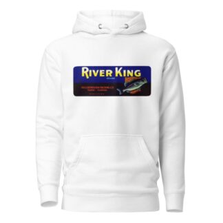 River King Brand Produce Label by Anonymous Hoodie