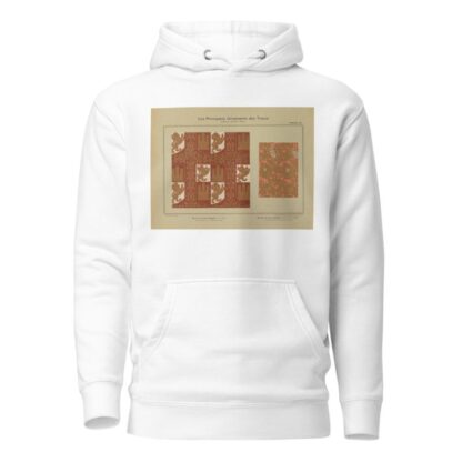 Les principaux ornaments des tissus jusqu’au XIXme siècle Pl.43 by Friedrich Fischbach Hoodie