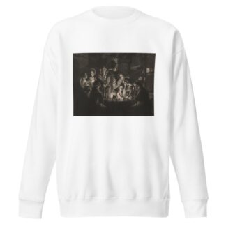 A Philosopher Shewing an Experiment on the Air Pump by Joseph Wright of Derby Sweatshirt