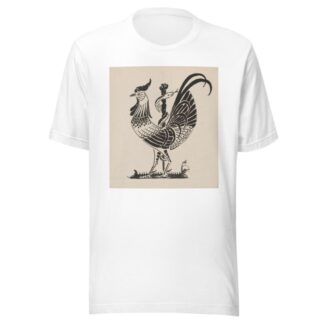 Haan met esculaap by Reinier Willem Petrus de Vries T-Shirt