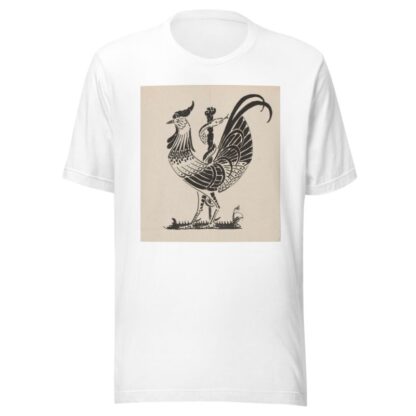 Haan met esculaap by Reinier Willem Petrus de Vries T-Shirt