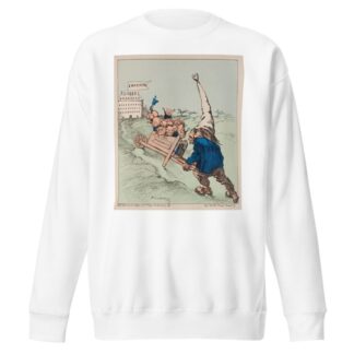 C’est la qu’ils iront sièger by Georges Pilotelle Sweatshirt