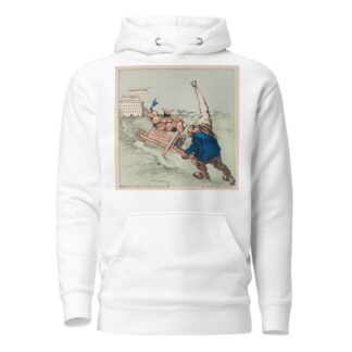 C’est la qu’ils iront sièger by Georges Pilotelle Hoodie