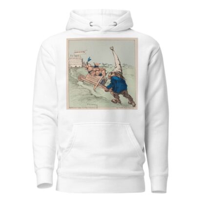 C’est la qu’ils iront sièger by Georges Pilotelle Hoodie