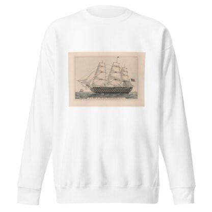 U.S. ship of the line Pennsylvania; 140 guns by Currier & Ives. Sweatshirt