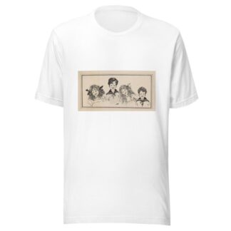 Vier lachende jongens en meisjes by Nelly Spoor T-Shirt