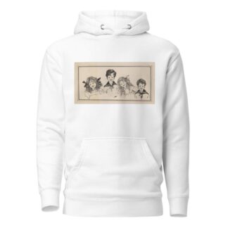 Vier lachende jongens en meisjes by Nelly Spoor Hoodie
