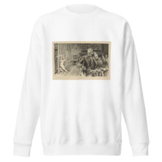 An interrupted story by Charles Dana Gibson Sweatshirt