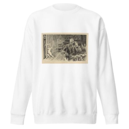 An interrupted story by Charles Dana Gibson Sweatshirt