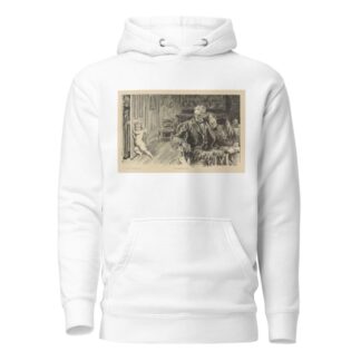 An interrupted story by Charles Dana Gibson Hoodie