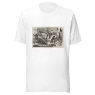 Christmas – Gathering Evergreens by Winslow Homer T-Shirt