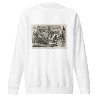 Christmas – Gathering Evergreens by Winslow Homer Sweatshirt