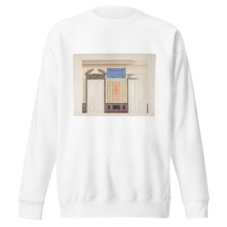 Design for Wall Elevation, Hôtel Candamo by Jules-Edmond-Charles Lachaise Sweatshirt