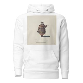 Full dress of a Kamtchadale in 1768. Kamtchadale dans sa plus grande Parûre. by Charles Grignion Hoodie