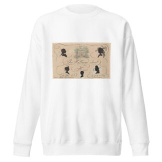 Vijf silhouetten en een huis by Nelly Bodenheim Sweatshirt