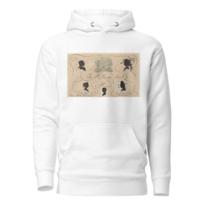Vijf silhouetten en een huis by Nelly Bodenheim Hoodie