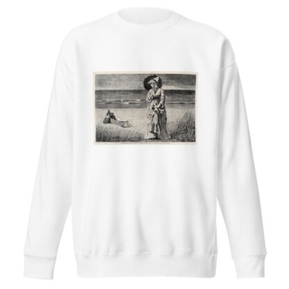 On the Beach – Two are Company, Three are None by Winslow Homer Sweatshirt