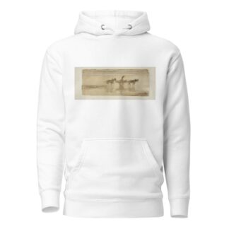 Charrette à marée basse by Pierre Roche Hoodie