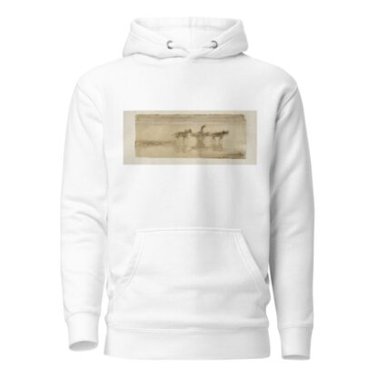 Charrette à marée basse by Pierre Roche Hoodie