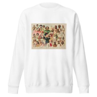 Races of mankind by F. E. Wright Sweatshirt