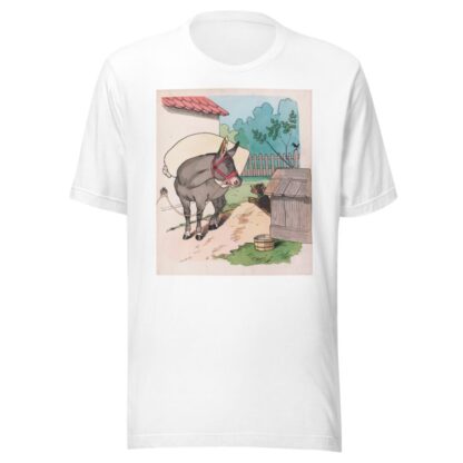 The donkey and the dog by Lothar Meggendorfer T-Shirt