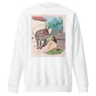 The donkey and the dog by Lothar Meggendorfer Sweatshirt