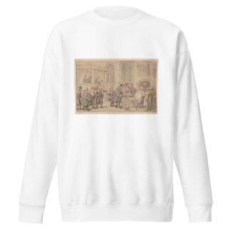 College dons; Epicures by Thomas Rowlandson Sweatshirt