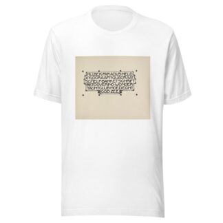 Beispiele kunstlerischer Schrift Pl.005 by Rudolf von Larisch T-Shirt