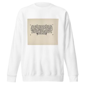 Beispiele kunstlerischer Schrift Pl.005 by Rudolf von Larisch Sweatshirt
