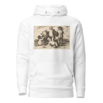 Four boys, a young satyr and a goat. by Wenceslaus Hollar Hoodie