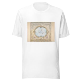 Design for a ceiling in rococo style with a trompe l’oeil oculus by Jules-Edmond-Charles Lachaise T-Shirt