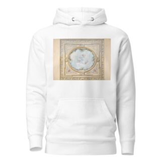Design for a ceiling in rococo style with a trompe l’oeil oculus by Jules-Edmond-Charles Lachaise Hoodie