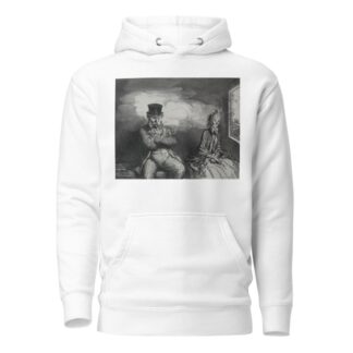On the Train; A Pleasant Companion by Honoré Daumier Hoodie