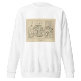 Falstaff at Justice Shallows; … ‘Come manage me your caliver’, King Henry IV, part 2, act 3, sc. 2 by William Francis Starling Sweatshirt