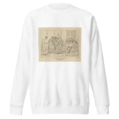 Falstaff at Justice Shallows; … ‘Come manage me your caliver’, King Henry IV, part 2, act 3, sc. 2 by William Francis Starling Sweatshirt
