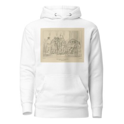 Falstaff at Justice Shallows; … ‘Come manage me your caliver’, King Henry IV, part 2, act 3, sc. 2 by William Francis Starling Hoodie