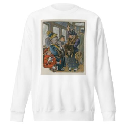 The strap-hanger by Louis Glackens Sweatshirt