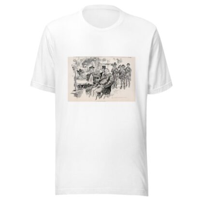 At the Cafe de Horlogue by Charles Dana Gibson T-Shirt