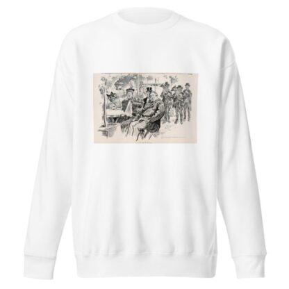 At the Cafe de Horlogue by Charles Dana Gibson Sweatshirt