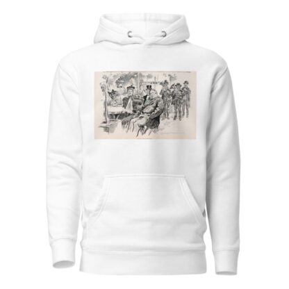 At the Cafe de Horlogue by Charles Dana Gibson Hoodie