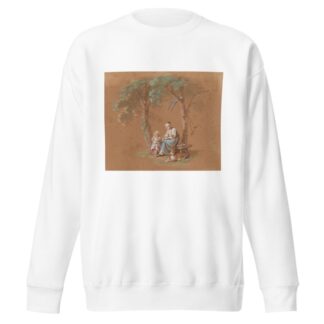 Bäuerin mit Kindern und Hund by Franz Niklaus König Sweatshirt