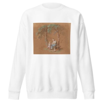 Bäuerin mit Kindern und Hund by Franz Niklaus König Sweatshirt
