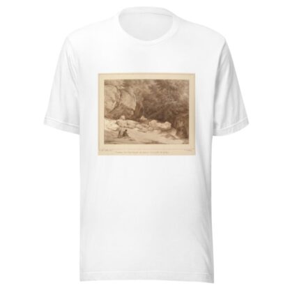 Jonction des deux torrents qui forment la Cascade de Grésy by Jean-Baptiste Isabey T-Shirt