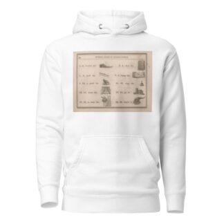 Shoe, Door, Sticks, Gate, Hen, Bell, Curtain, Meeting, Preaching, Plenty by Sherman & Co. Hoodie