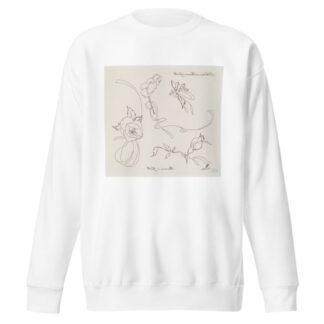 Plateau du beurrier à grille. by Félix Bracquemond Sweatshirt